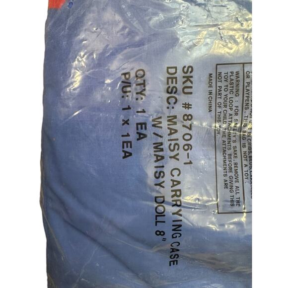 Vintage 1995 Maisy Play Set 8" Plush Toy Outfits Toys & More NEW Crocodile Creek - Picture 10 of 10